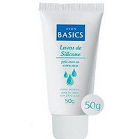 Avon Basics Cr Hidratante p/ Mãos Luvas de Silicone 50g